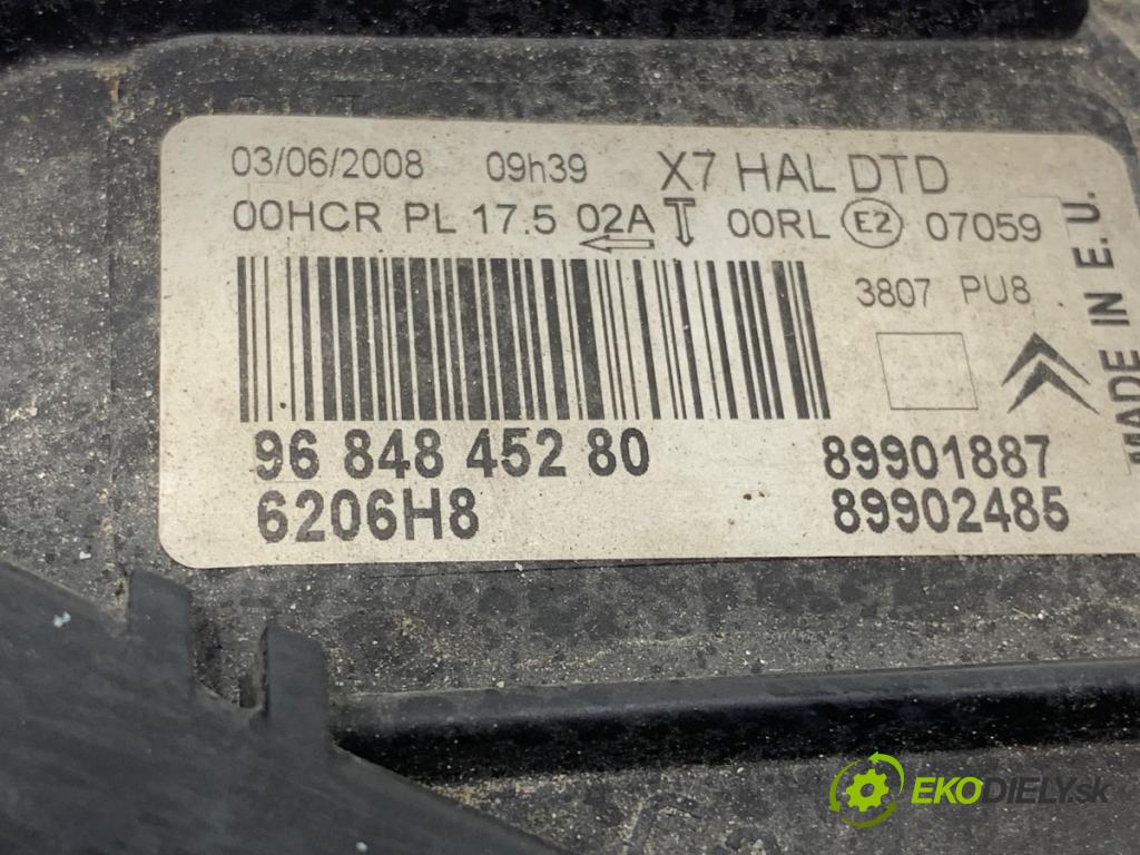 CITROEN C5 III sedan 2008 80 kW 1.6 HDi 110 1560 světlomet pravý přední část 9684845280