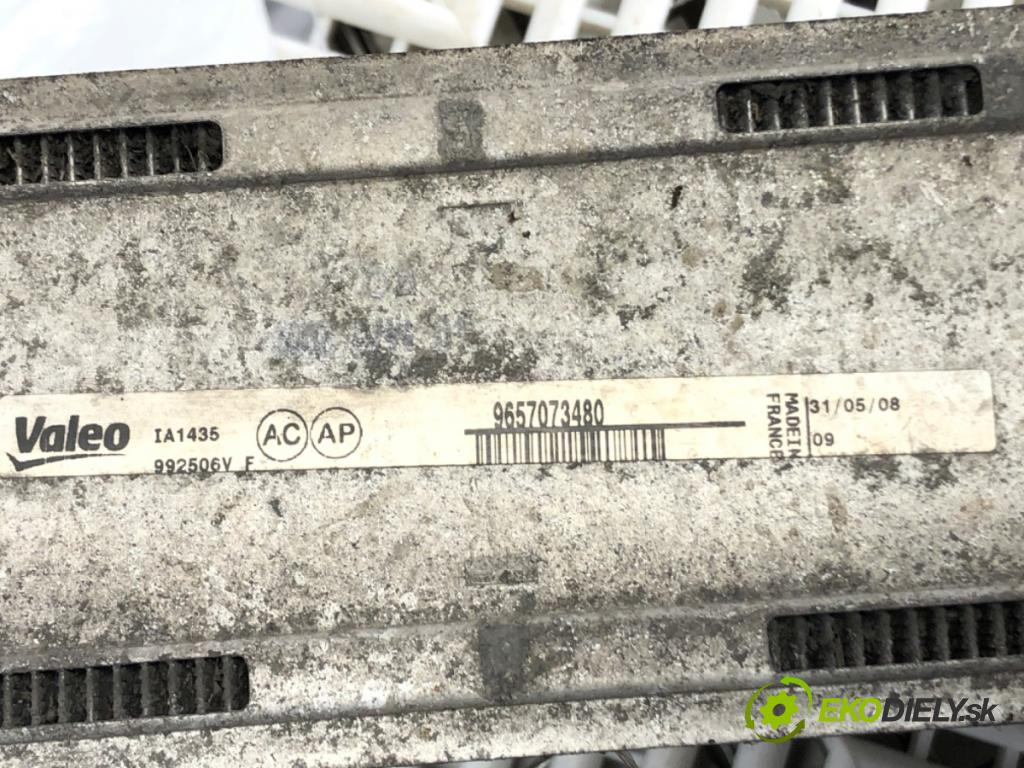 CITROEN C5 III sedan 2008 80 kW 1.6 HDi 110 1560 intercooler 9657073480 (Chladiče nasávaného vzduchu (intercoolery))