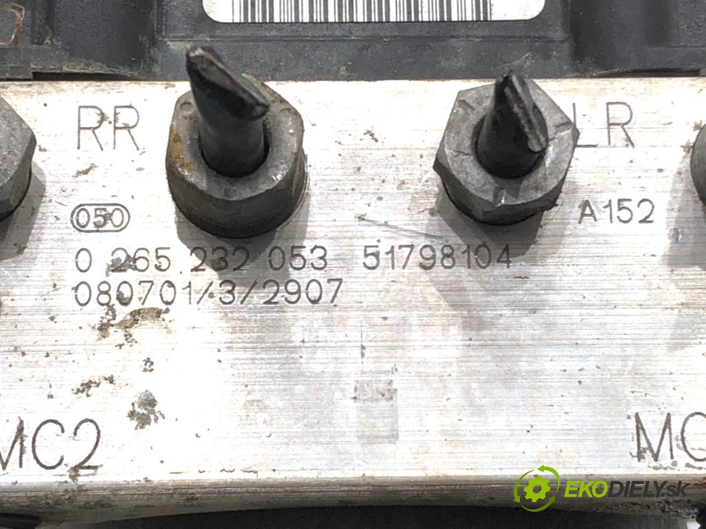 FIAT GRANDE PUNTO liftback 2008 57 kW 1.4 (199AXB11, 199AXB1A, 199BXB1A, 199AXL1A) 1368 Pumpa ABS 51798104 (Pumpa ABS)