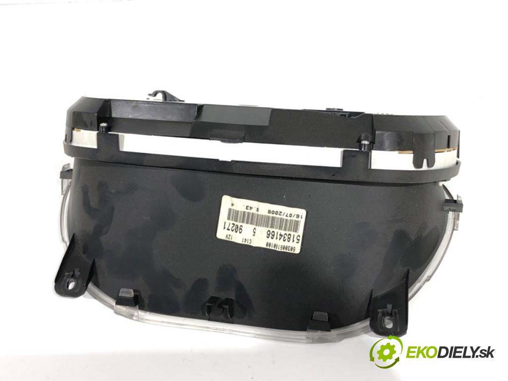 FIAT GRANDE PUNTO liftback 2008 57 kW 1.4 (199AXB11, 199AXB1A, 199BXB1A, 199AXL1A) 1368 Prístrojovka 51834166 (Prístrojová doska)