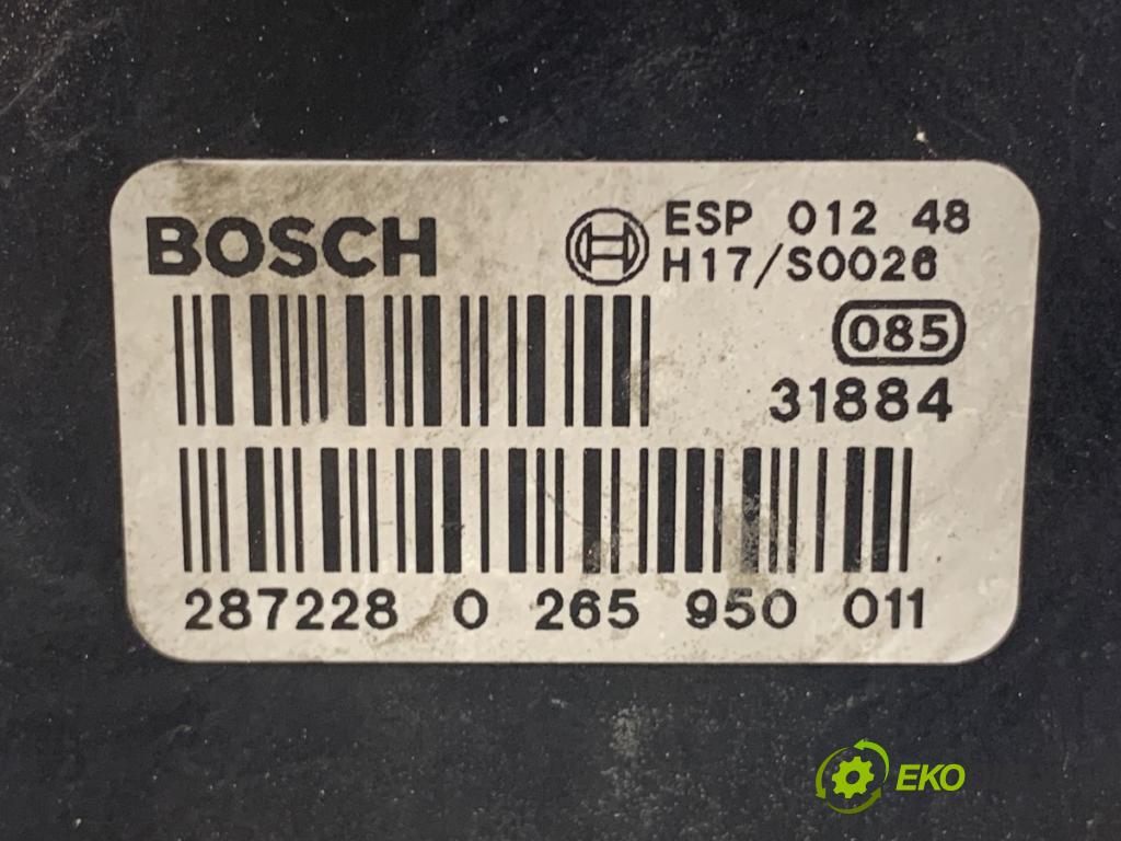 AUDI A4 B6 Kombi 2002 96 kW 1.9 TDI 1896 Pumpa ABS 0265950011 (Pumpa ABS)