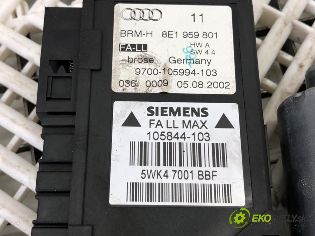 AUDI A4 B6 Kombi 2002 96 kW 1.9 TDI 1896 mechanismus okna levý přední část 8E1959801 0130821765