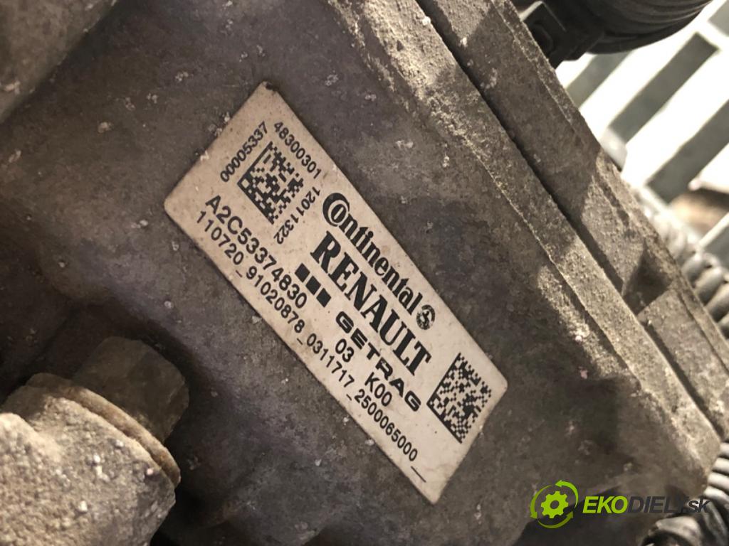 RENAULT MEGANE III nadwozie zamknięte / kombi 2012 81 kW 1.5 dCi 1461 Prevodovka DC4000 (Prevodovka)