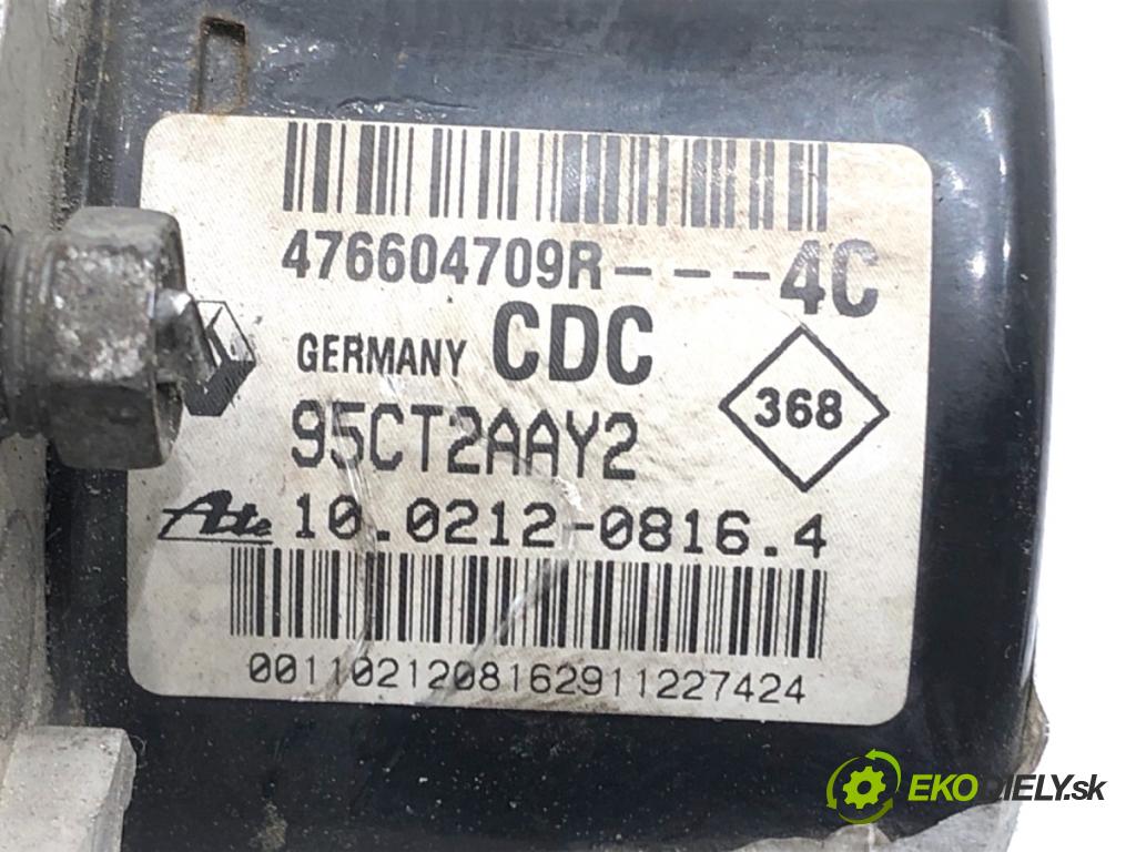 RENAULT MEGANE III nadwozie zamknięte / kombi 2012 81 kW 1.5 dCi 1461 Pumpa ABS 476604709R (Pumpa ABS)