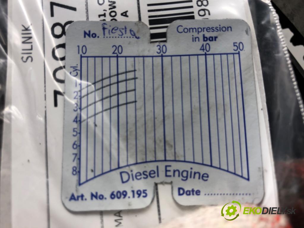 FORD FIESTA MK7 liftback 2012 51 kW 1.4 TDCi 1399 Motor KVJA (Motor)