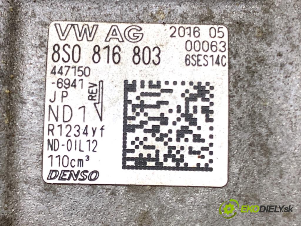 AUDI TT 8S coupe 2018 294 kW 2.5 RS quattro 2480 Kompresor klimatizácie 8S0816803 (Kompresor klimatizácie)