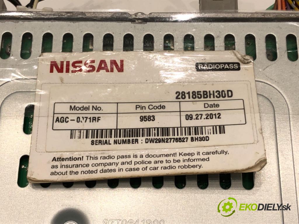 NISSAN QASHQAI J10 SUV 2012 86 kW 1.6 LPG 1598 RADIO 28185BH30D (Audio zariadenie)
