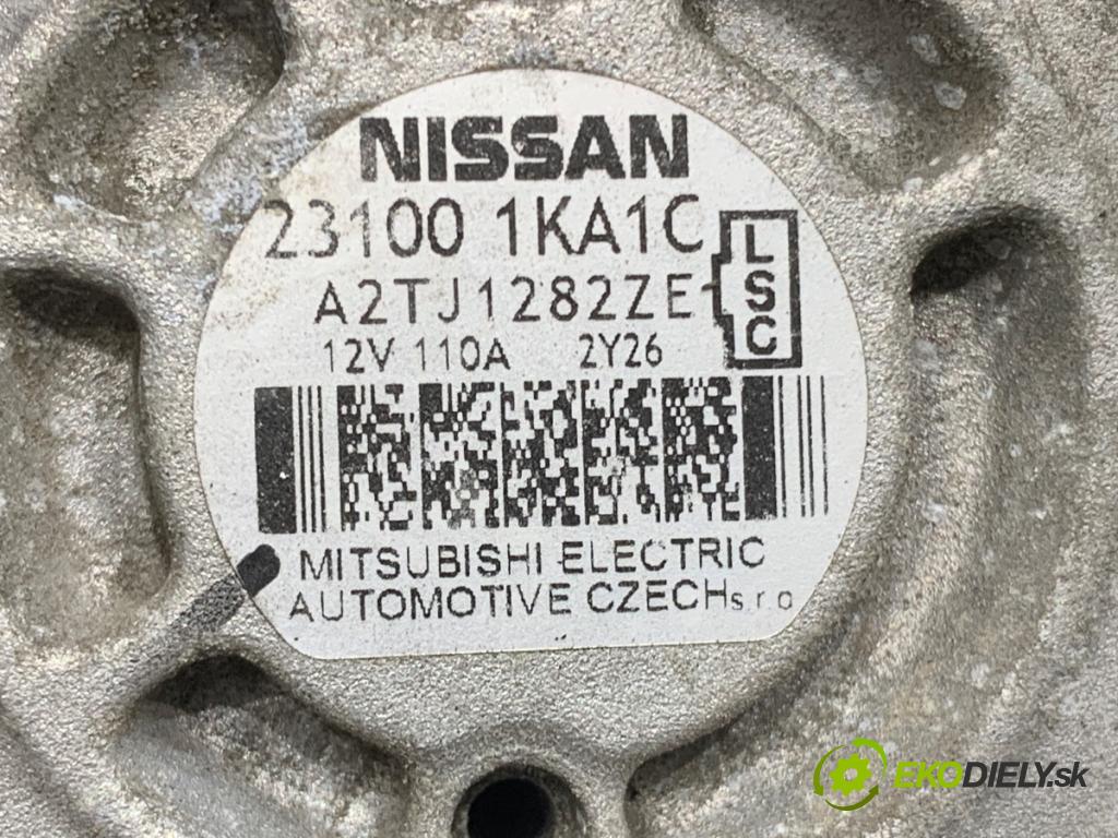 NISSAN QASHQAI J10 SUV 2012 86 kW 1.6 LPG 1598 Alternátor 231001KA1C (Alternátor)