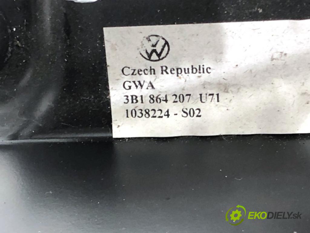 VW PASSAT B5 FL Kombi 2001 96 kW 1.9 TDI 1896 Lakťová opierka 3B1864207 (Lakťová opierka)