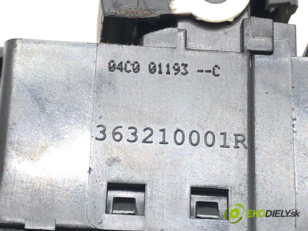 RENAULT LAGUNA III Kombi 2010 110 kW 2.0 dCi (KT01, KT08, KT09, KT0K, KT12, KT1D, KT1W) 1995 Spínač brzdy ručnej brzdy 363210001R (Prepínacie páčky pod volantom)
