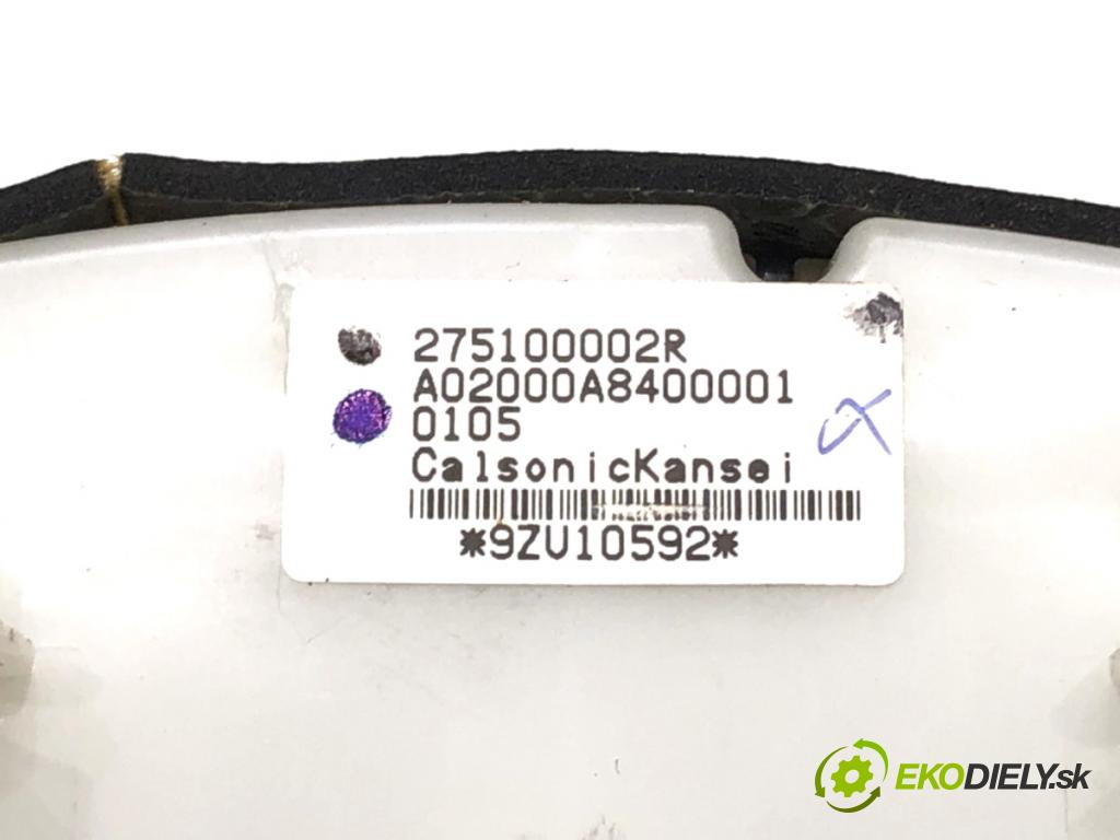 RENAULT LAGUNA III Kombi 2010 110 kW 2.0 dCi (KT01, KT08, KT09, KT0K, KT12, KT1D, KT1W) 1995 Panel ovládania kúrenia 275100002R (Prepínacie páčky pod volantom)