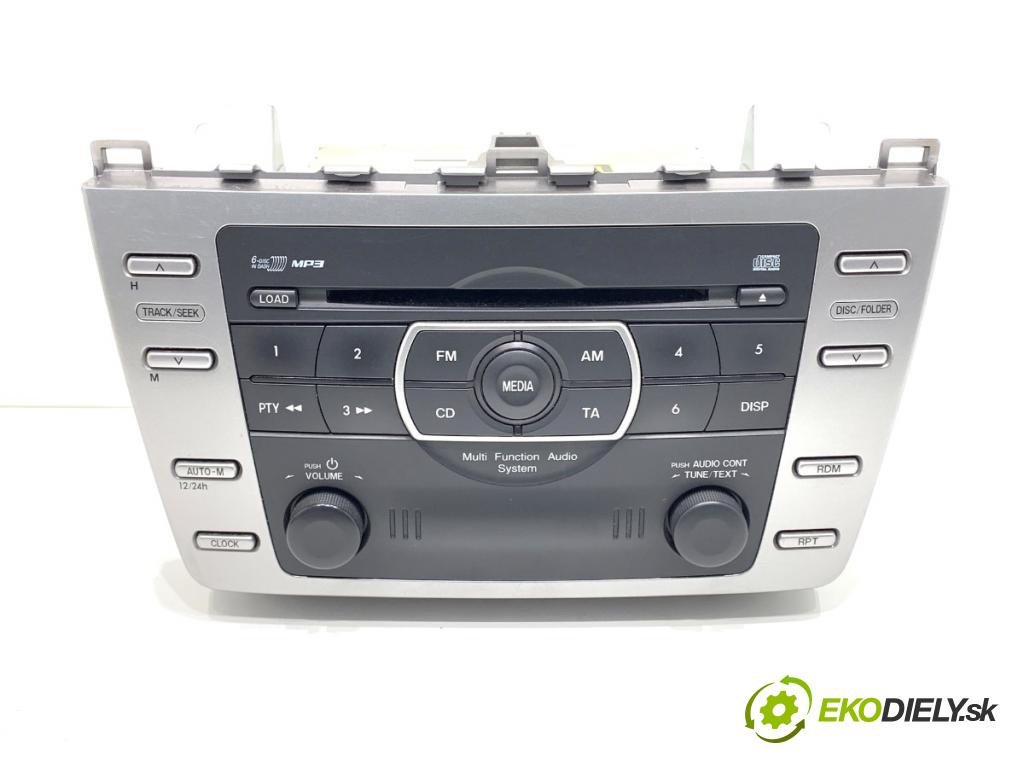 MAZDA 6 GH Kombi 2009 88 kW 1.8 MZR 1798 RADIO GS1E669RXA (Audio zariadenie)