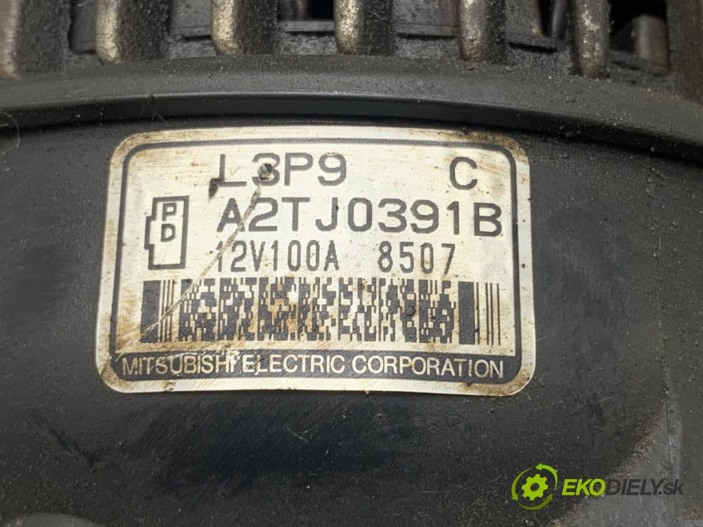 MAZDA 6 GH Kombi 2009 88 kW 1.8 MZR 1798 Alternátor A2TJ0391B (Alternátor)