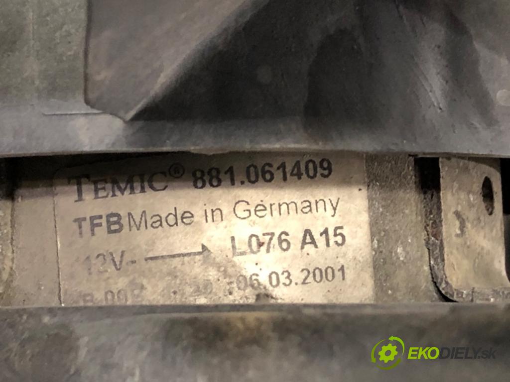 SEAT TOLEDO II sedan 2001 55 kW 1.4 16V 1390 Ventilátor chladiča 881061409 (Ventilátor)