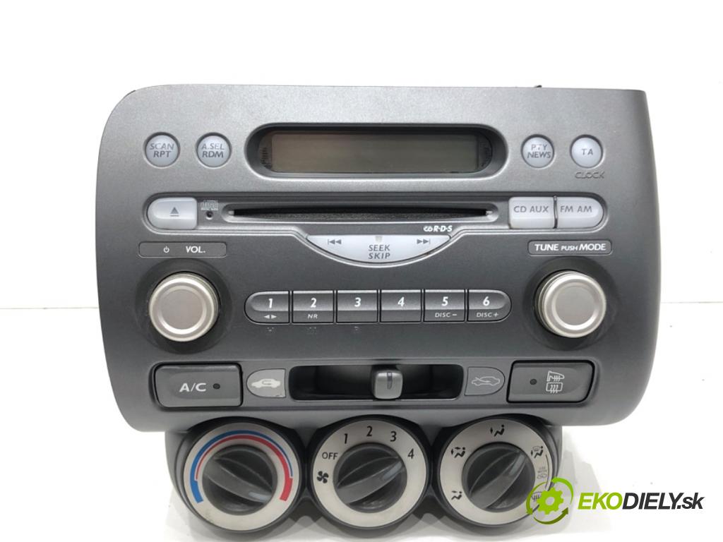 HONDA JAZZ II liftback 2005 57 kW 1.2 i-DSI (GD5, GE2) 1243 RADIO 39175-SAA-G120-M1 (Audio zariadenie)