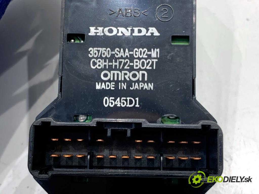 HONDA JAZZ II liftback 2005 57 kW 1.2 i-DSI (GD5, GE2) 1243 Prepínač okien 35750-SAA-G02-M1 (Prepínacie páčky pod volantom)