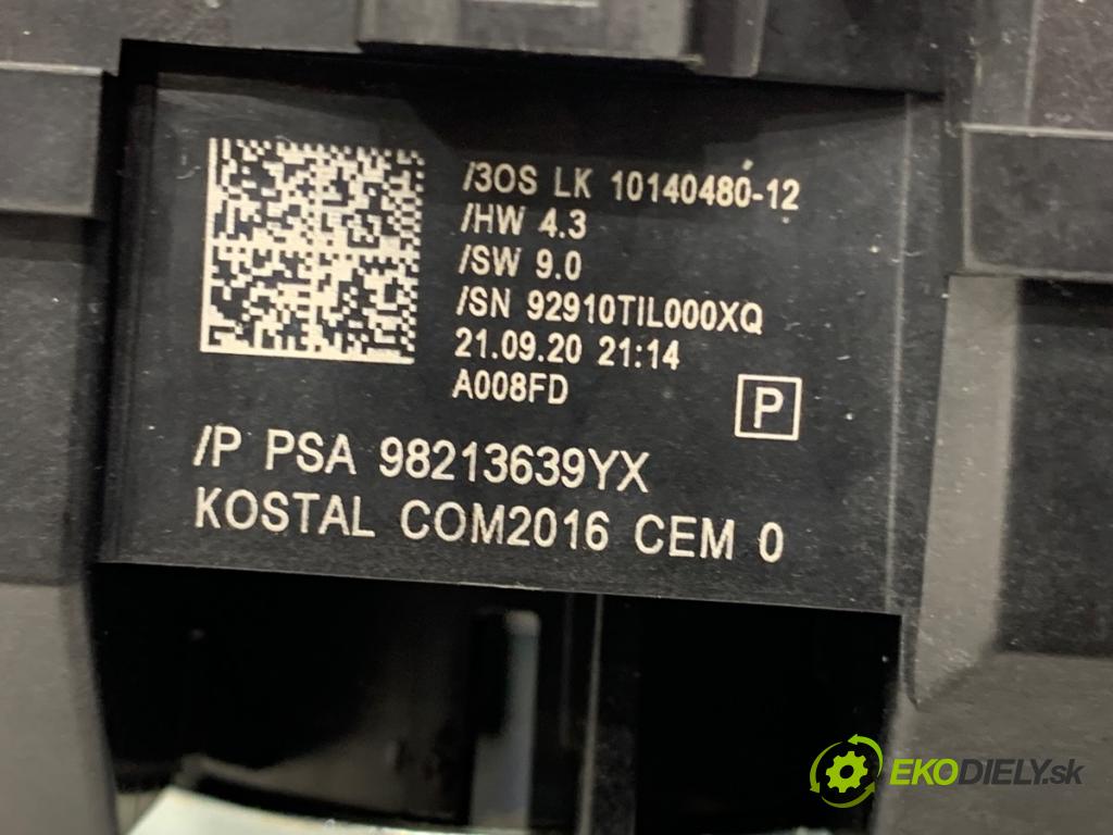 OPEL CORSA F liftback 2020 55 kW 1.2 (68) 1199 Prepínač kombinovaný 98213639YX (Prepínacie páčky pod volantom)