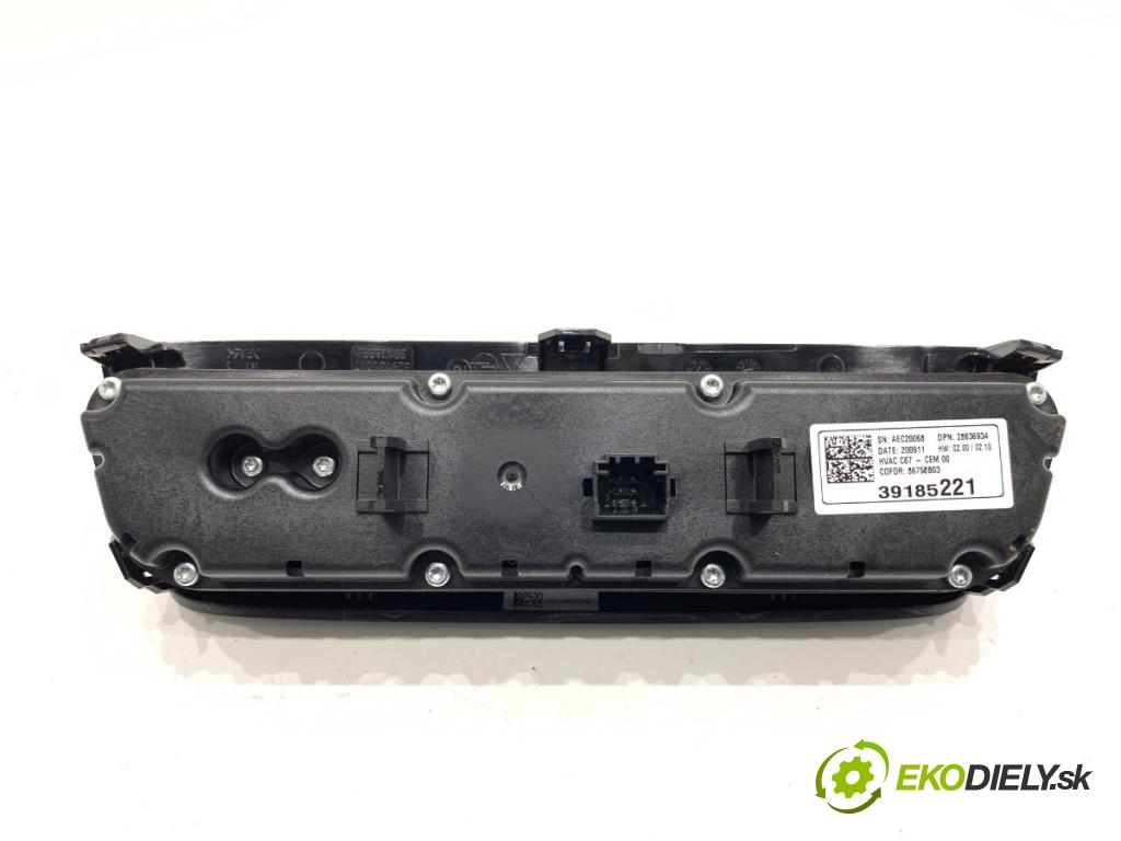 OPEL CORSA F liftback 2020 55 kW 1.2 (68) 1199 Panel ovládania kúrenia 39185221 (Prepínacie páčky pod volantom)