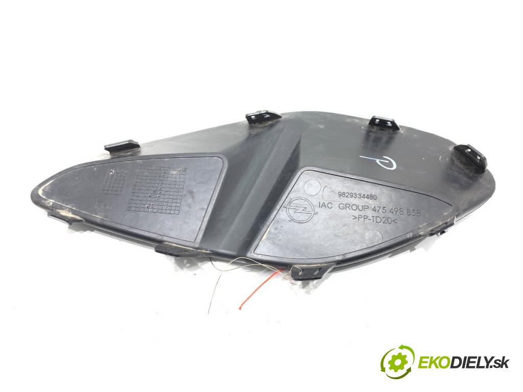 OPEL CORSA F liftback 2020 55 kW 1.2 (68) 1199 mří nárazníka pravý přední část 9829334480