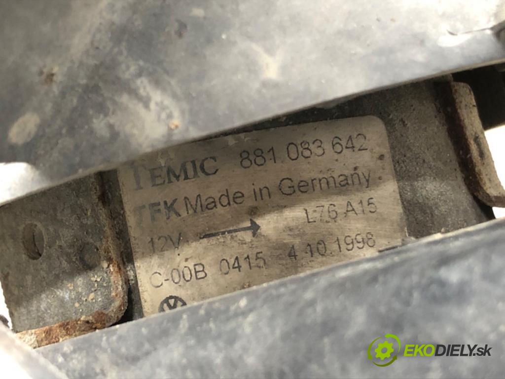 SEAT LEON I liftback 2002 77 kW 1.6 16 V 1598 Ventilátor chladiča 881083642 (Ventilátor)