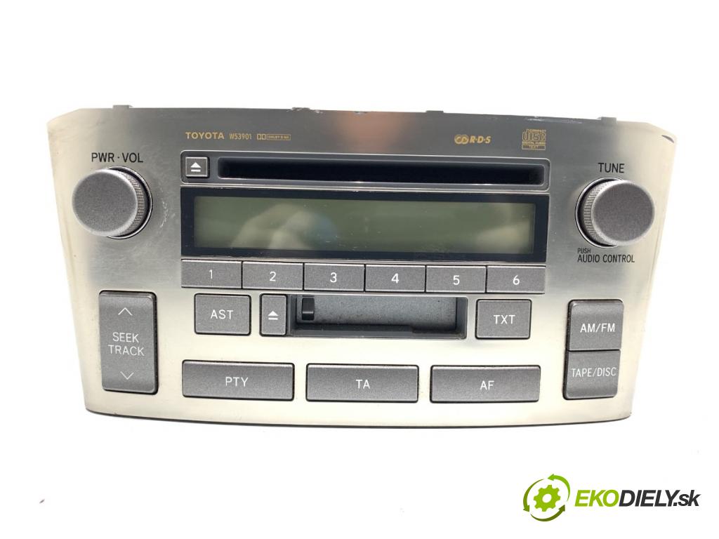 TOYOTA AVENSIS T25 Kombi 2004 85 kW 2.0 D-4D (CDT250_) 1995 RADIO 86120-05080 (Audio zariadenie)