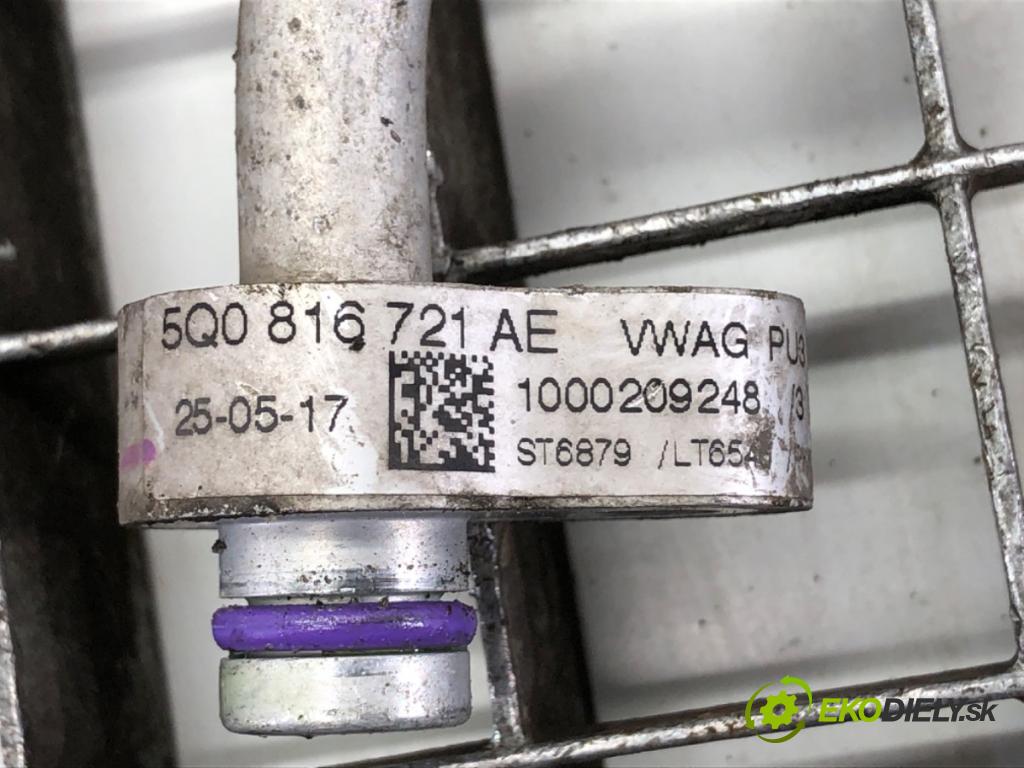 SEAT LEON III liftback 2017 92 kW 1.4 TSI 1395 rúrka klimatizácie 5Q0816721AE (Rúrka klimatizácie)