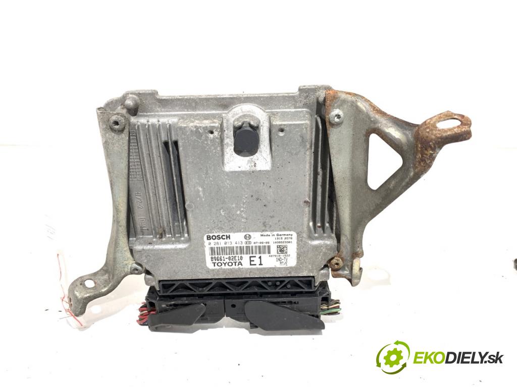 TOYOTA AURIS I liftback 2007 66 kW 1.4 D-4D (NDE150_) 1364 riadiaca jednotka Motor 0281013413 89661-02E10 (Riadiaca jednotka)