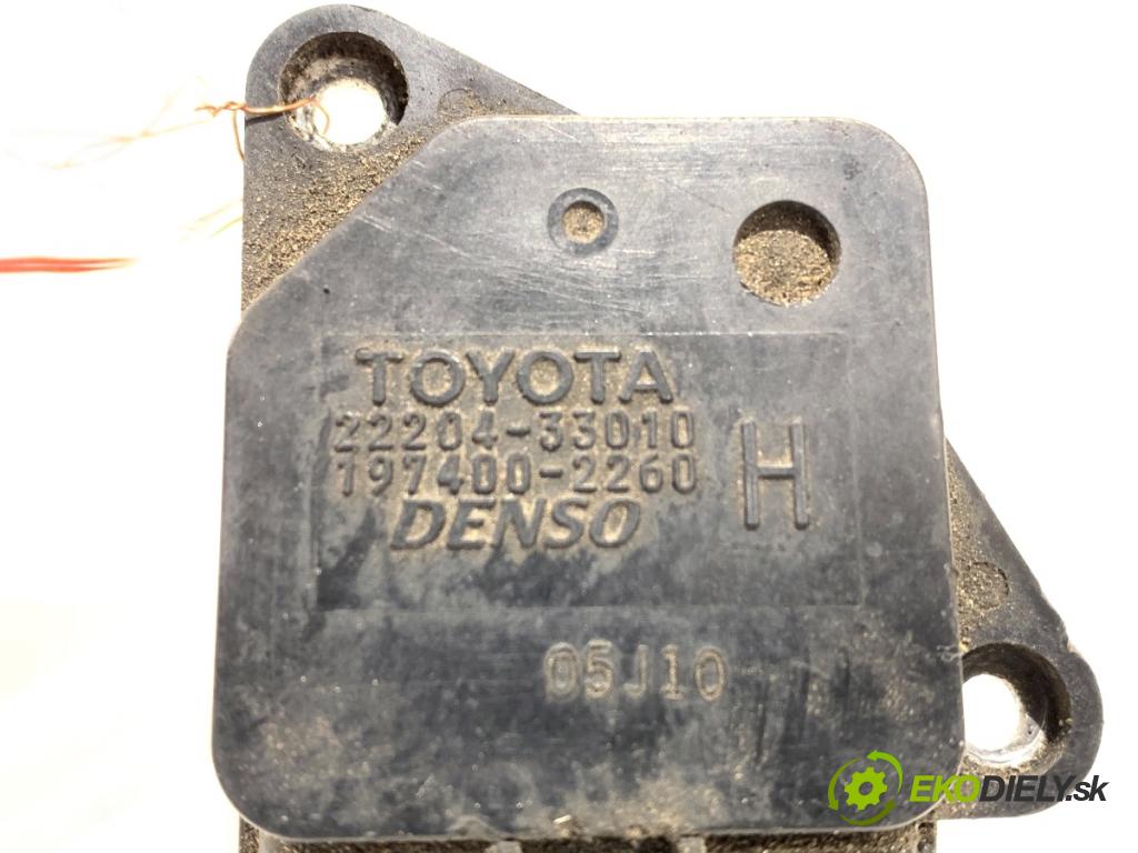 TOYOTA AURIS I liftback 2007 66 kW 1.4 D-4D (NDE150_) 1364 Váha vzduchu 22204-33010 (Váha vzduchu)