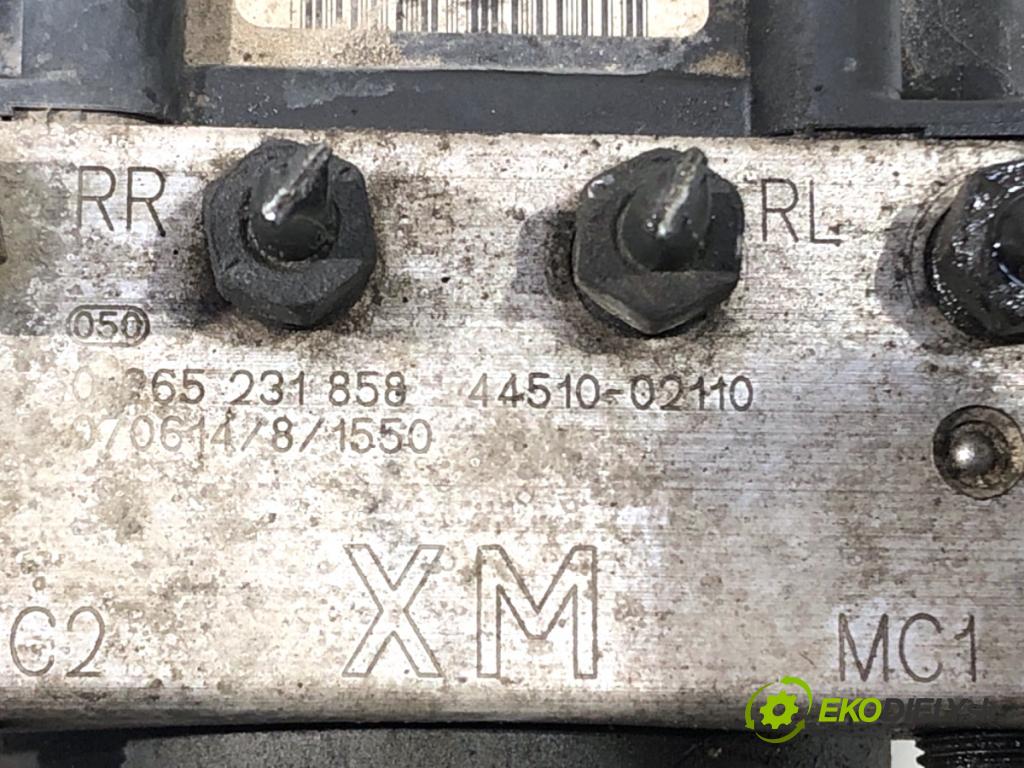 TOYOTA AURIS I liftback 2007 66 kW 1.4 D-4D (NDE150_) 1364 Pumpa ABS 0265231858 (Pumpa ABS)