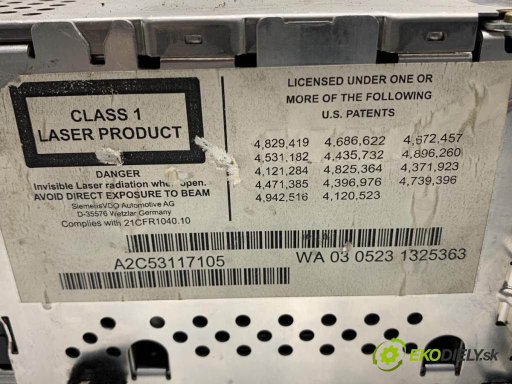 BMW E61 Kombi 2005 120 kW 525 d 2497 RADIO 6974913 (Audio zariadenie)