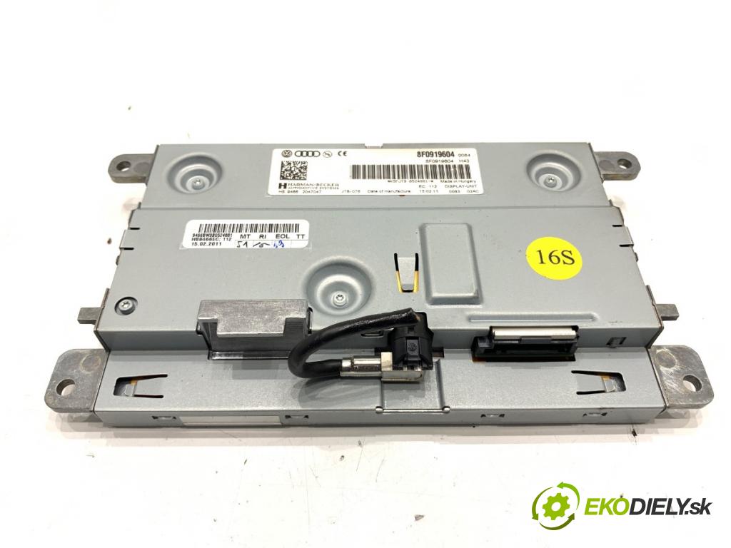 AUDI A5 8T coupe 2011 155 kW 2.0 TFSI 1984 Dislpej 8F0919604 (Prístrojová doska)