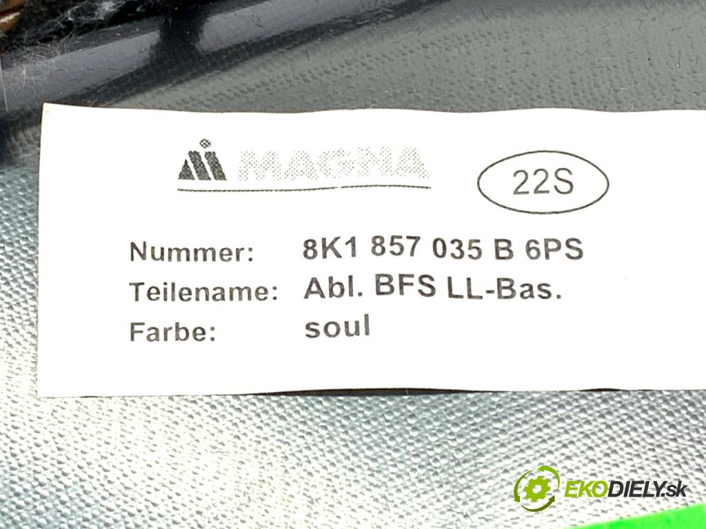 AUDI A5 8T coupe 2011 155 kW 2.0 TFSI 1984 přihrádka kastlík spolujezdce 8K1857035B (Přihrádky, kastlíky)