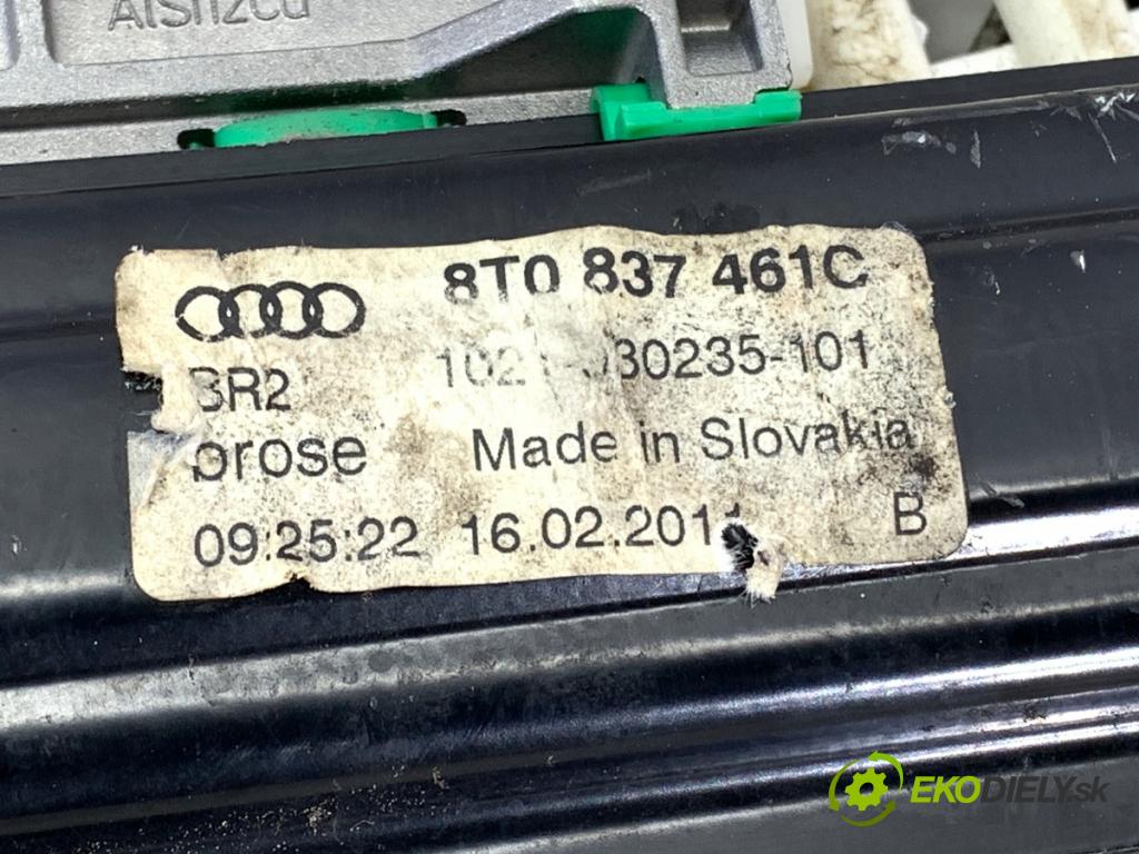 AUDI A5 8T coupe 2011 155 kW 2.0 TFSI 1984 mechanismus okna levý přední část 8T837461C