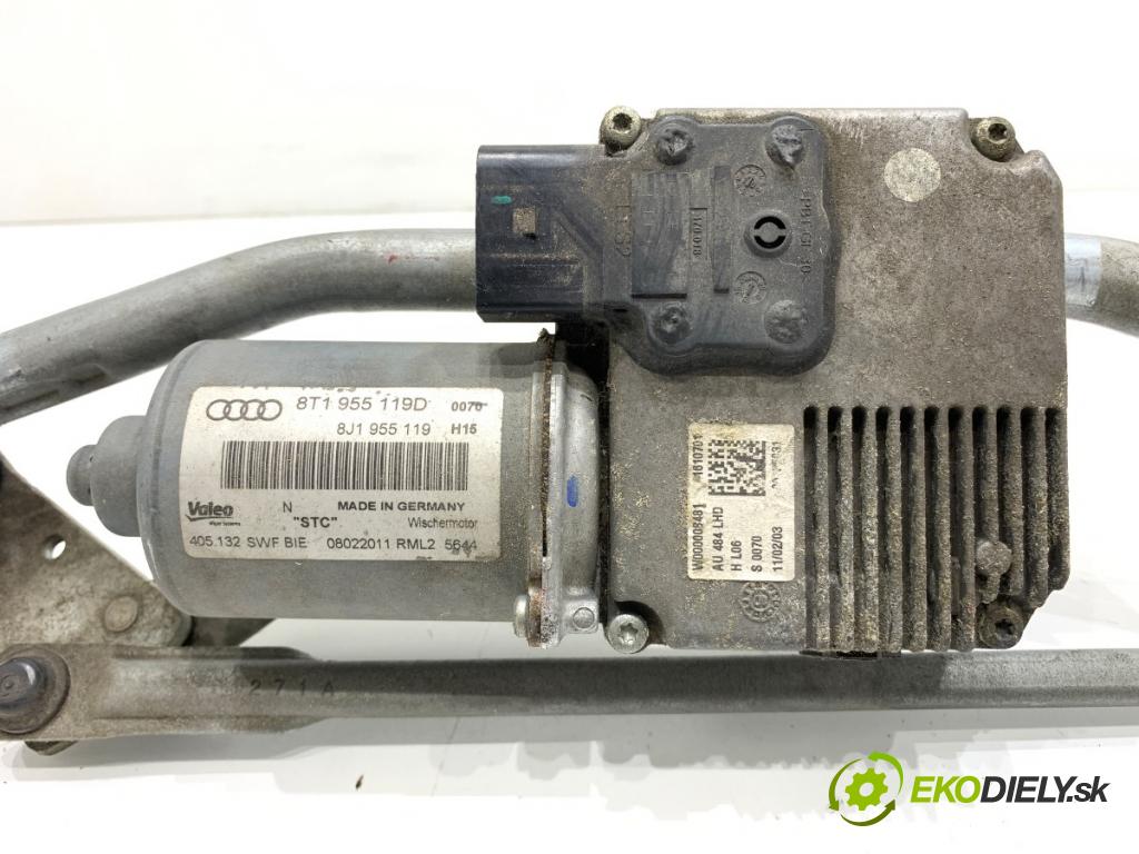 AUDI A5 8T coupe 2011 155 kW 2.0 TFSI 1984 Mechanizmus stieračov predný 8T1955119D (Motorček stieračov predný)