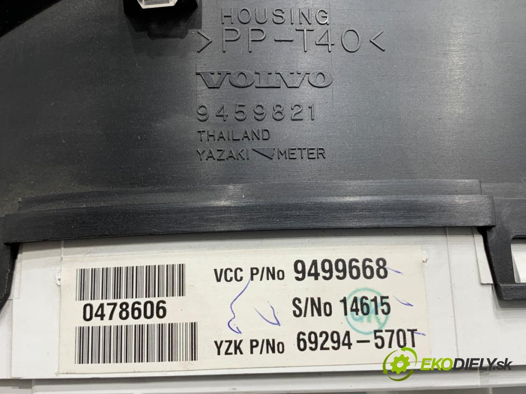 VOLVO S80 I sedan 2001 103 kW 2.4 2435 Prístrojovka 9459821 (Prístrojová doska)