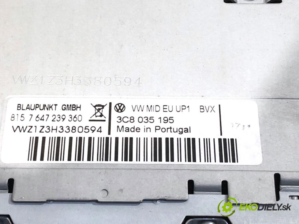 VW PASSAT CC B6 coupe 2008 125 kW 2.0 TDI 1968 RADIO 3C8035195 (Audio zariadenie)