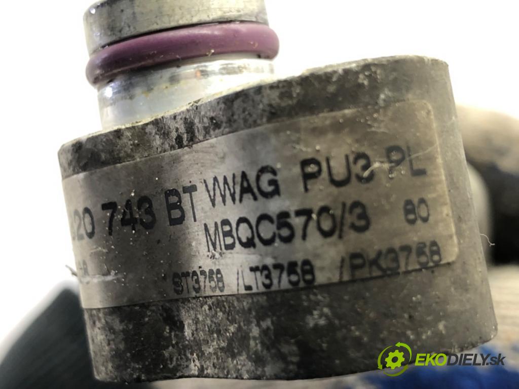 VW PASSAT CC B6 coupe 2008 125 kW 2.0 TDI 1968 rúrka klimatizácie 3C0820743BT (Rúrka klimatizácie)