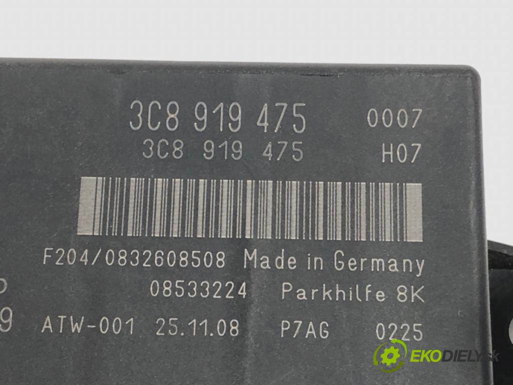 VW PASSAT CC B6 coupe 2008 125 kW 2.0 TDI 1968 Modul PDC 3C8919475 (Riadiaca jednotka ostatné)