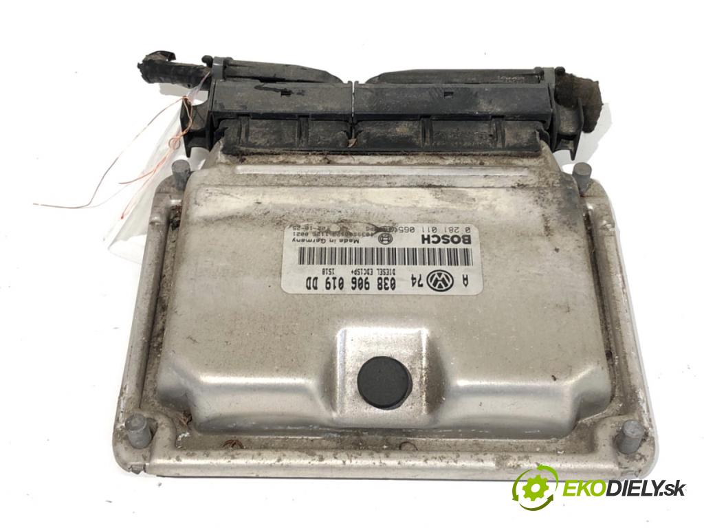 VW BORA I sedan 2002 74 kW 1.9 TDI 4motion 1896 riadiaca jednotka Motor 038906019DD 0281011065 (Riadiaca jednotka)