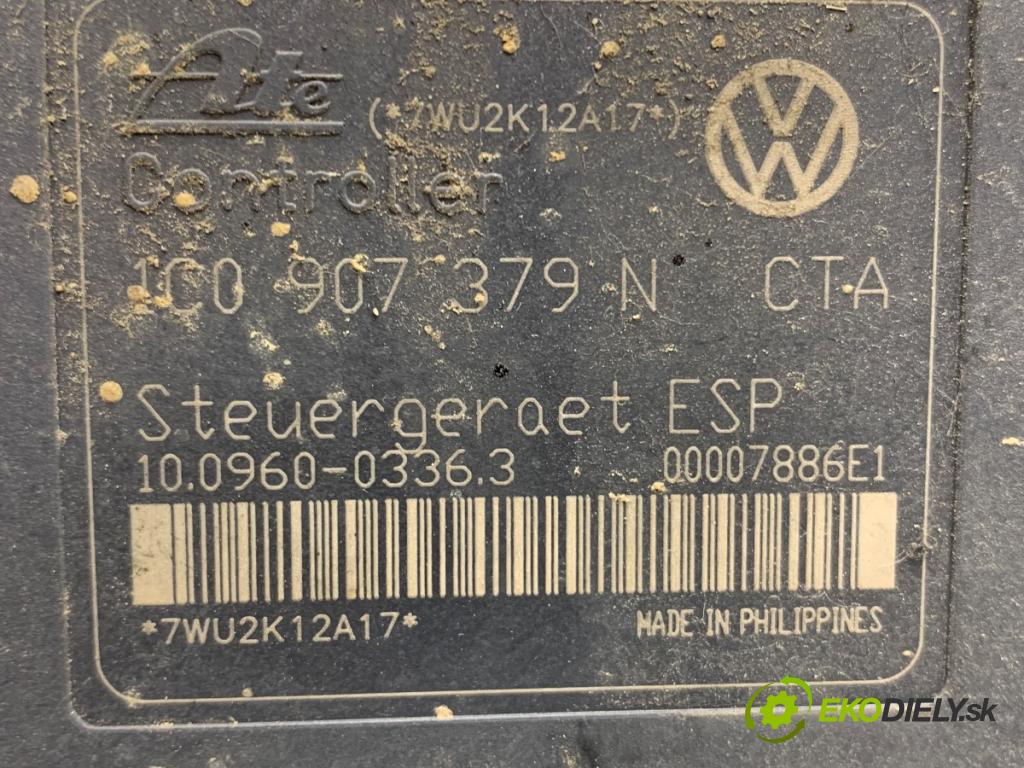 VW BORA I sedan 2002 74 kW 1.9 TDI 4motion 1896 pumpa ABS 1C0907379N (Pumpy brzdové)