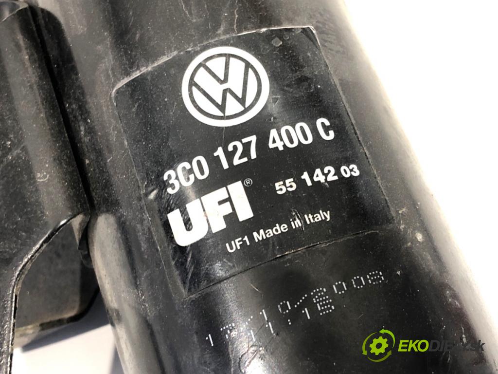 VW PASSAT CC B6 coupe 2008 125 kW 2.0 TDI 1968 Obal filtra paliva 3C0127400C (Obal filtra paliva)