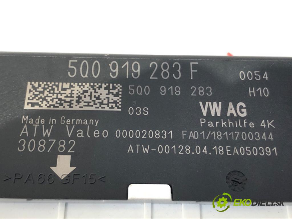 SKODA FABIA III liftback 2018 70 kW 1.0 TSI 999 Modul PDC 5Q0919283F (Riadiaca jednotka ostatné)