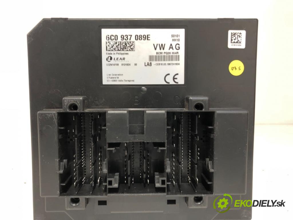 SKODA FABIA III liftback 2018 70 kW 1.0 TSI 999 Modul BCM 6C0937089E (Riadiaca jednotka ostatné)