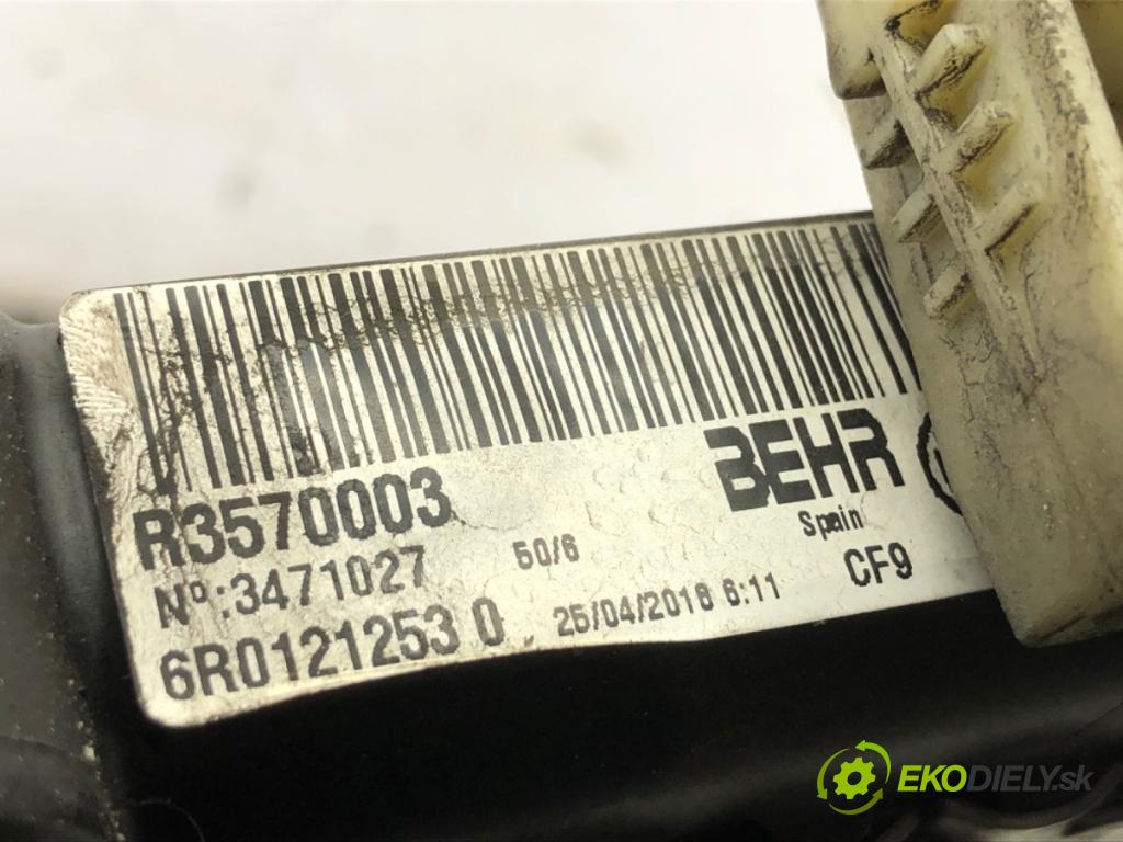 SKODA FABIA III liftback 2018 70 kW 1.0 TSI 999 chladič vody 6R0121253 (Chladiče vody)