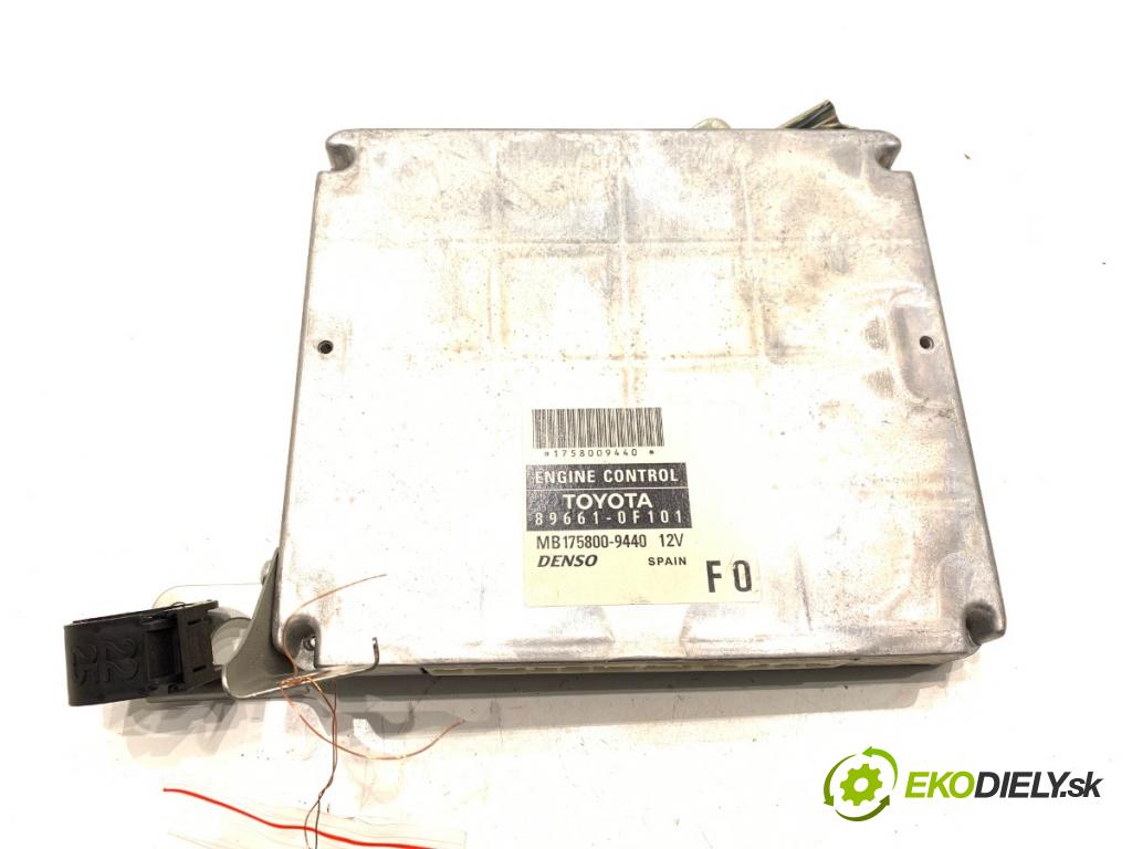 TOYOTA COROLLA E13 nadwozie wielkoprzestrzenne (MPV) 2007 100 kW 2.2 D-4D (AUR10_) 2231 riadiaca jednotka Motor 89661-0F101 (Riadiaca jednotka)