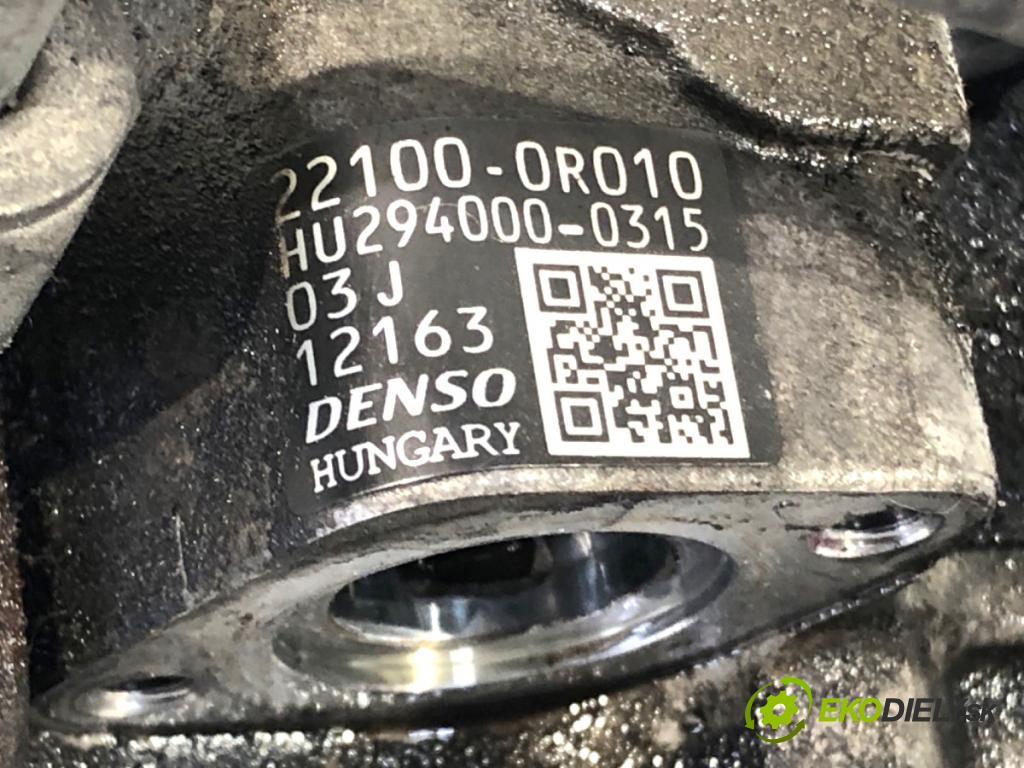 TOYOTA COROLLA E13 nadwozie wielkoprzestrzenne (MPV) 2007 100 kW 2.2 D-4D (AUR10_) 2231 Pumpa vstrekovacia 22100-0R010 (Vstrekovacie čerpadlo)