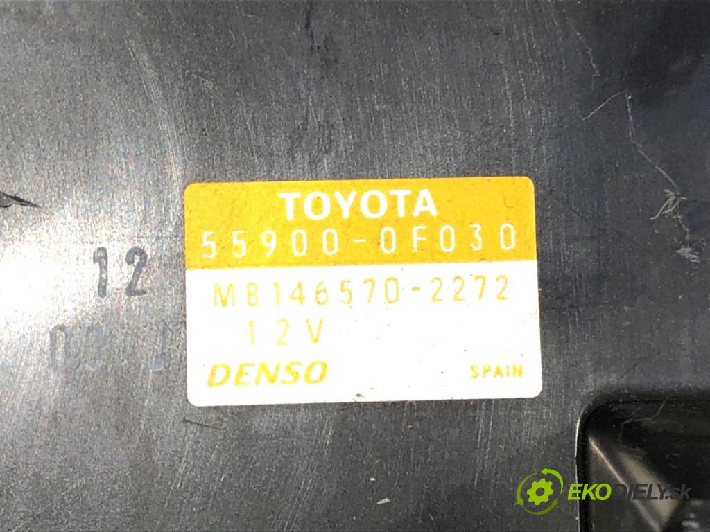 TOYOTA COROLLA E13 nadwozie wielkoprzestrzenne (MPV) 2007 100 kW 2.2 D-4D (AUR10_) 2231 Panel ovládania kúrenia 55900-0F030 (Prepínacie páčky pod volantom)