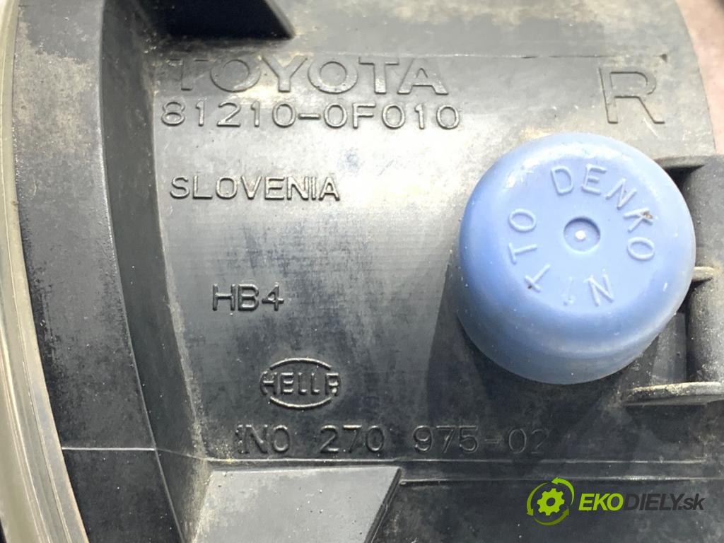 TOYOTA COROLLA E13 nadwozie wielkoprzestrzenne (MPV) 2007 100 kW 2.2 D-4D (AUR10_) 2231 hmlové svetlo, hmlovka pravý přední část