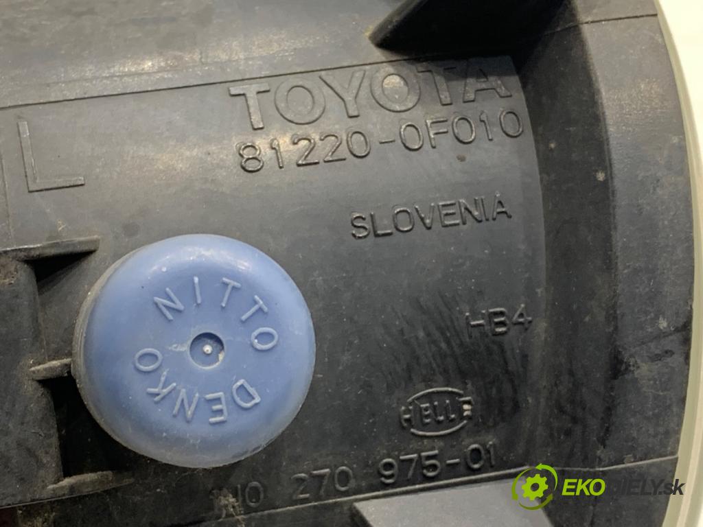 TOYOTA COROLLA E13 nadwozie wielkoprzestrzenne (MPV) 2007 100 kW 2.2 D-4D (AUR10_) 2231 hmlové svetlo, hmlovka levý přední část