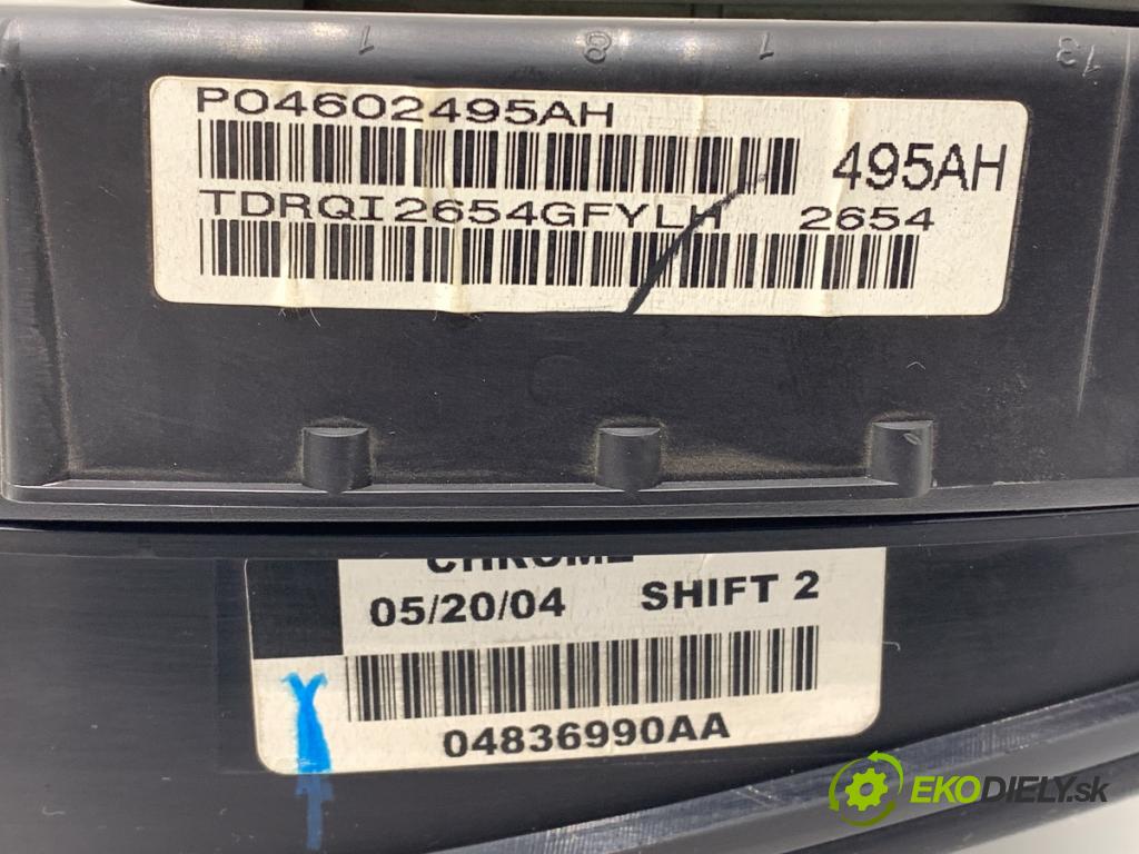 CHRYSLER 300C sedan 2004 183 kW 3.5 3518 Prístrojovka P04602495AH 04836990AA (Prístrojová doska)